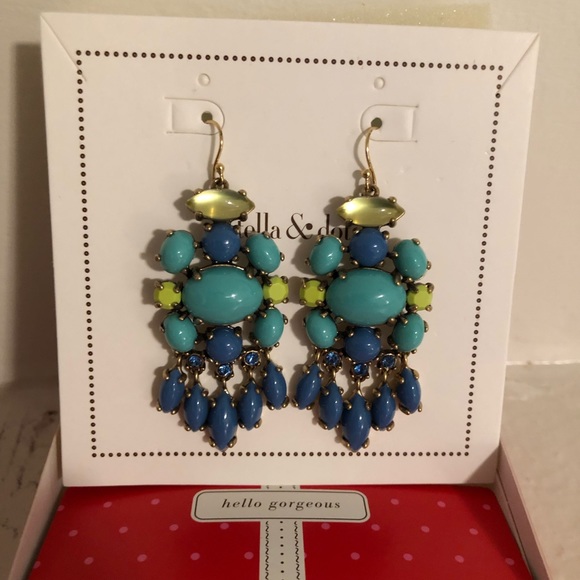 Stella &Dot Aviva Chandelier Earrings! - Picture 1 of 2